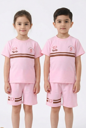 Girl and Boy Short Set