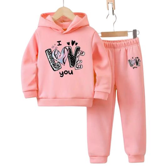 Love Baby Fleece Hoodie Tracksuit