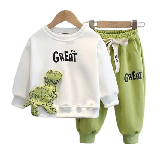 Great Dinosuar Fleece Tracksuit